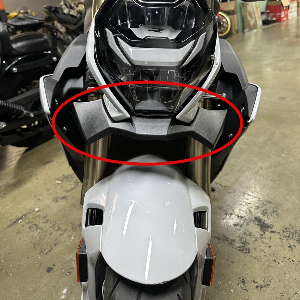 Matte Black Front Lip Cover Spoiler Fairing For BMW S1000R 2021 2022 2023 2024