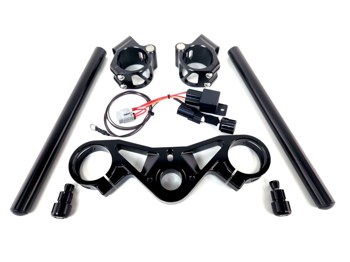 Voodoo Lowering Top Triple Clamp Clip-Ons VTTKITGSXR1L7 for GSXR1000 All 17-25