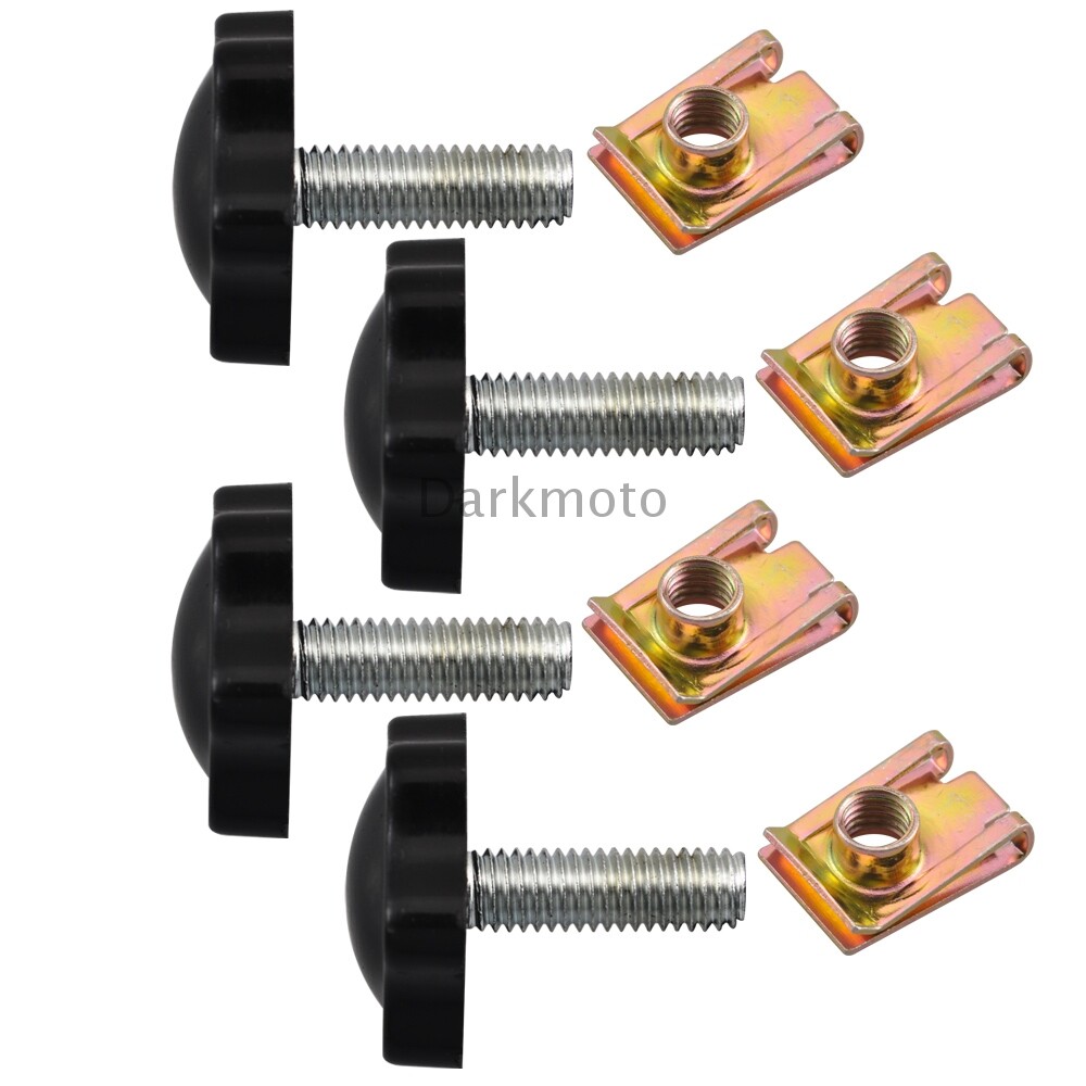 4pcs Saddlebag Locks Mounting Security Theft Deterrent For Harley Touring 96-13