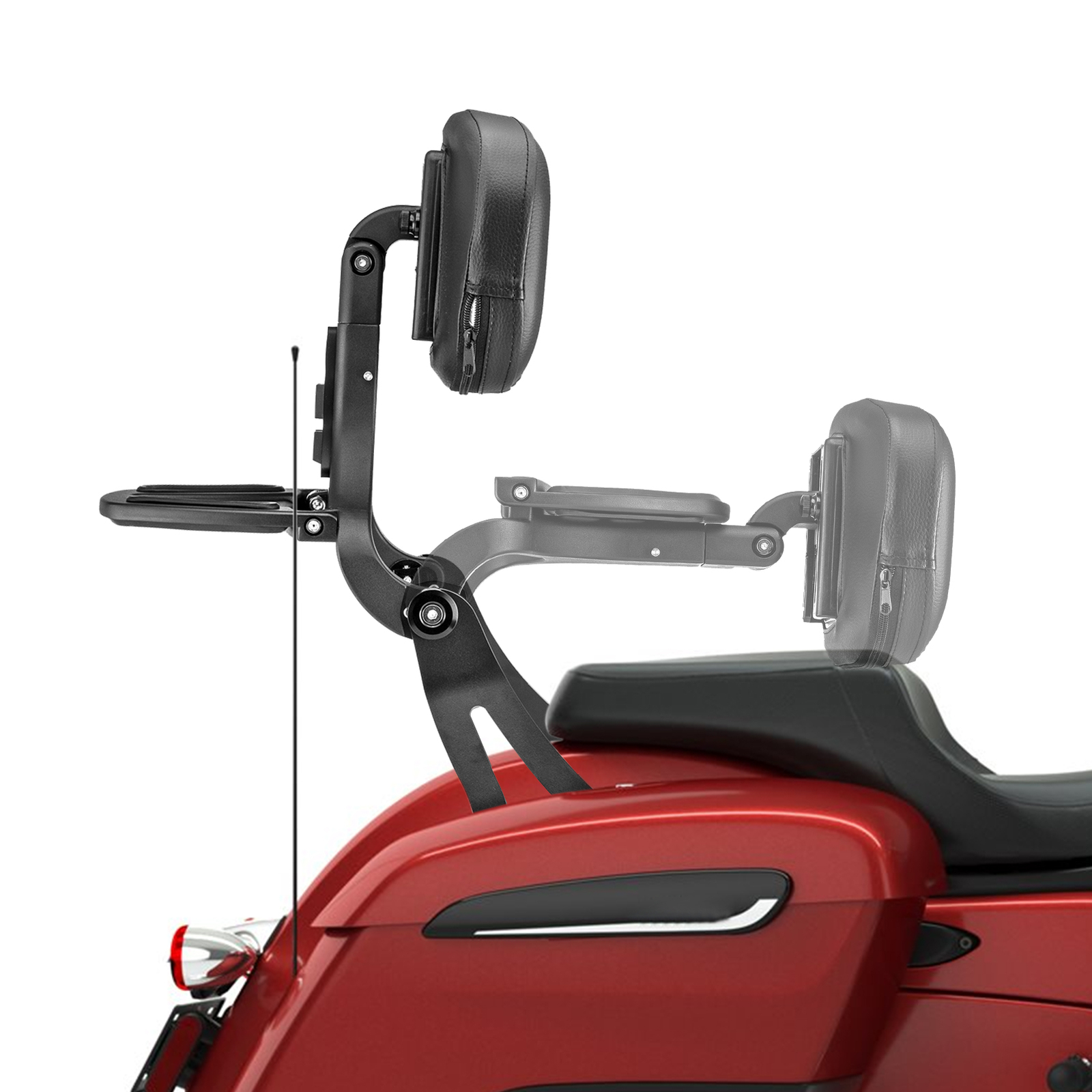 Multi-Purpose Adjust Driver Backrest For Indian Springfield Dark Horse 2018-2023