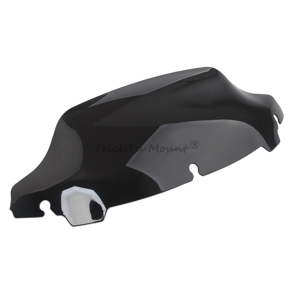 7″ Motorcycle Wave Windshield Windscreen Air Deflector For Harley Touring 14-22