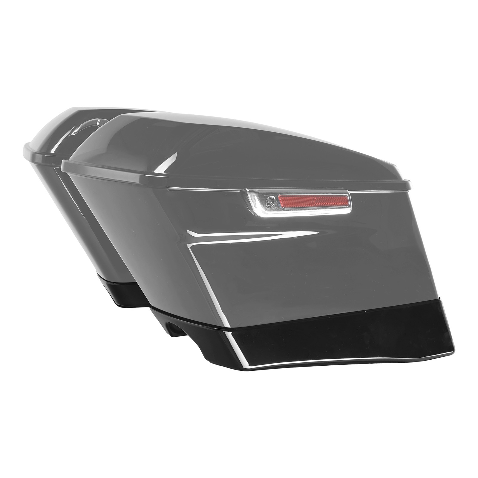 4″ Matte Black Saddlebags Extensions Fit For Harley Street Road Glide 2014-23 20