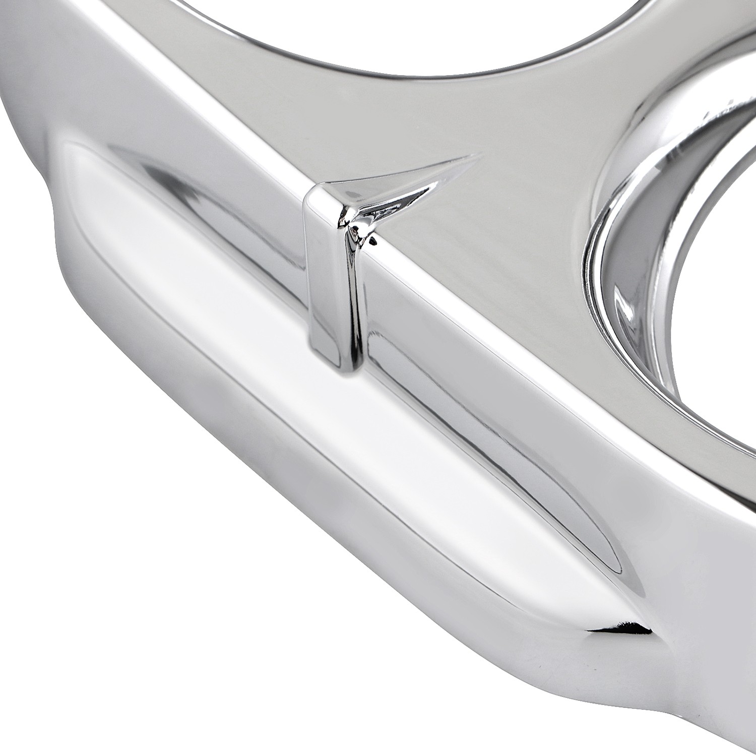 Chrome ABS Gauge Cover Nacelle Housing Fairing For Harley Road Glide 1998-2013
