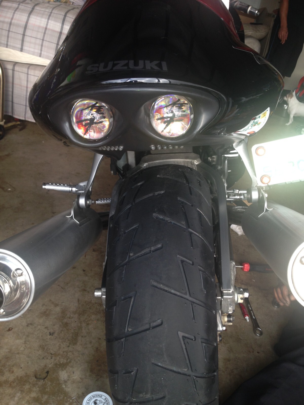 Unpainted flat black undertail for SUZUKI 1999-2007 HAYABUSA 1300