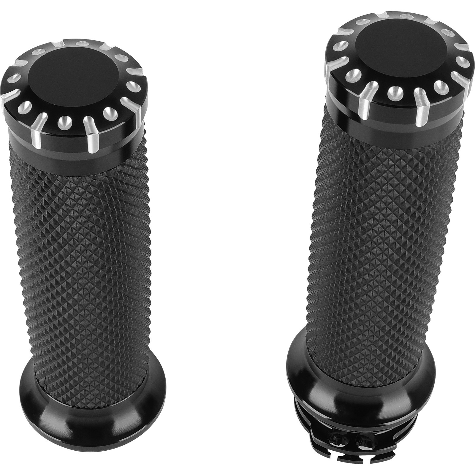 1″ Inch-Handle Bar Hand Grips For Harley Touring Electra Glide Road King Softail