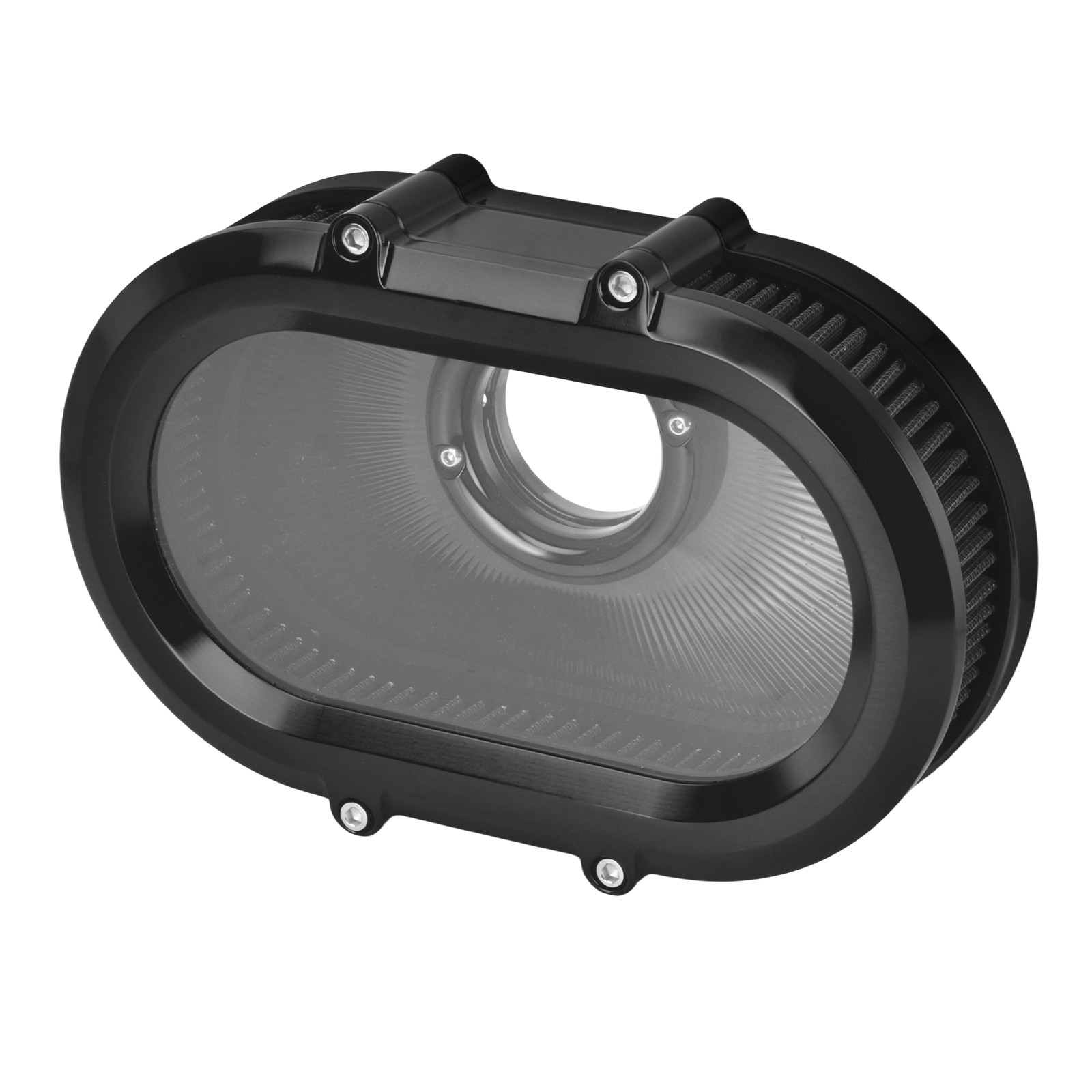 Air Cleaner Oval Intake Filter For Dyna Wide Super Glide Street Bob 2000-2017