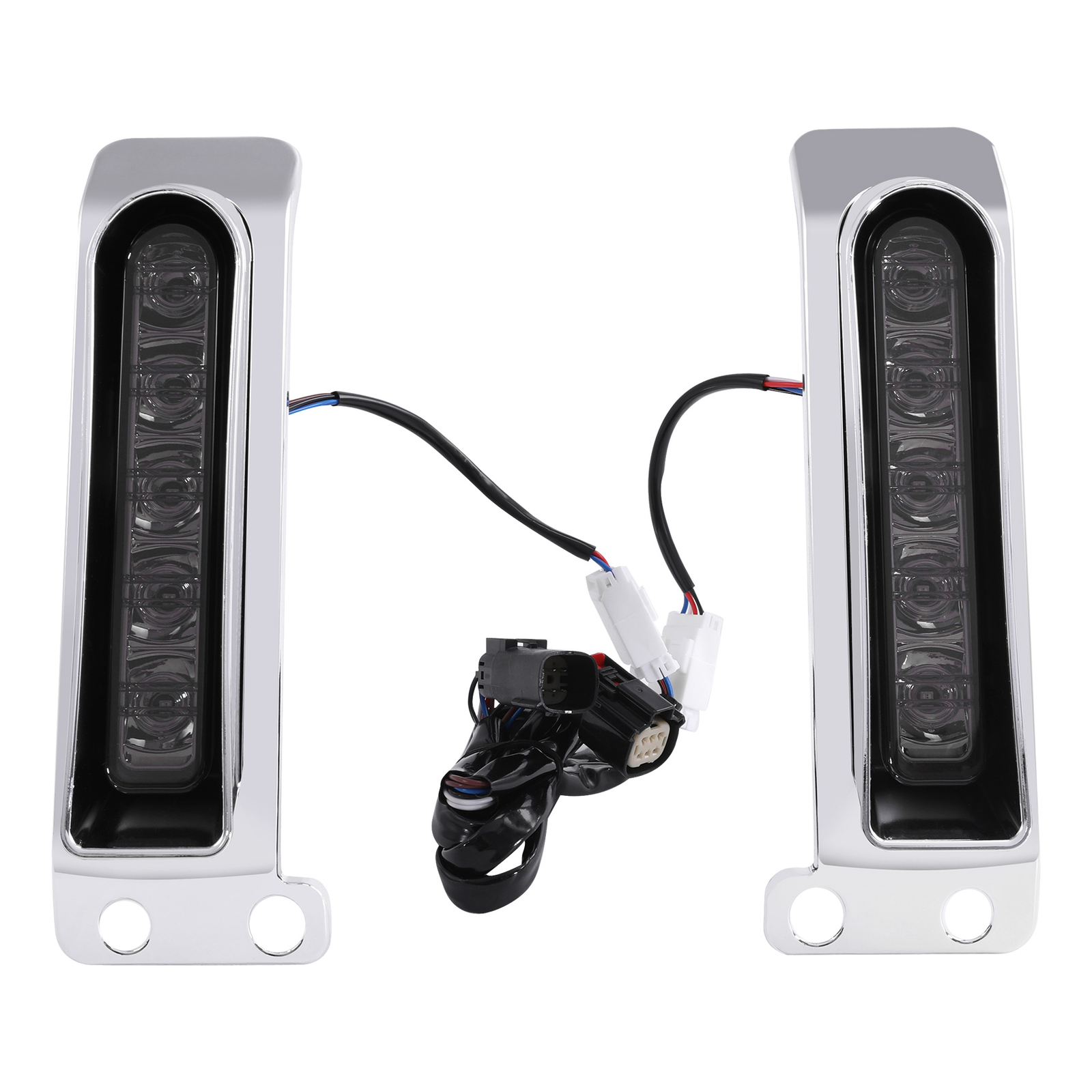 Accent Saddlebag Filler Support LED Inserts Light Fit For Harley Touring 2014-Up