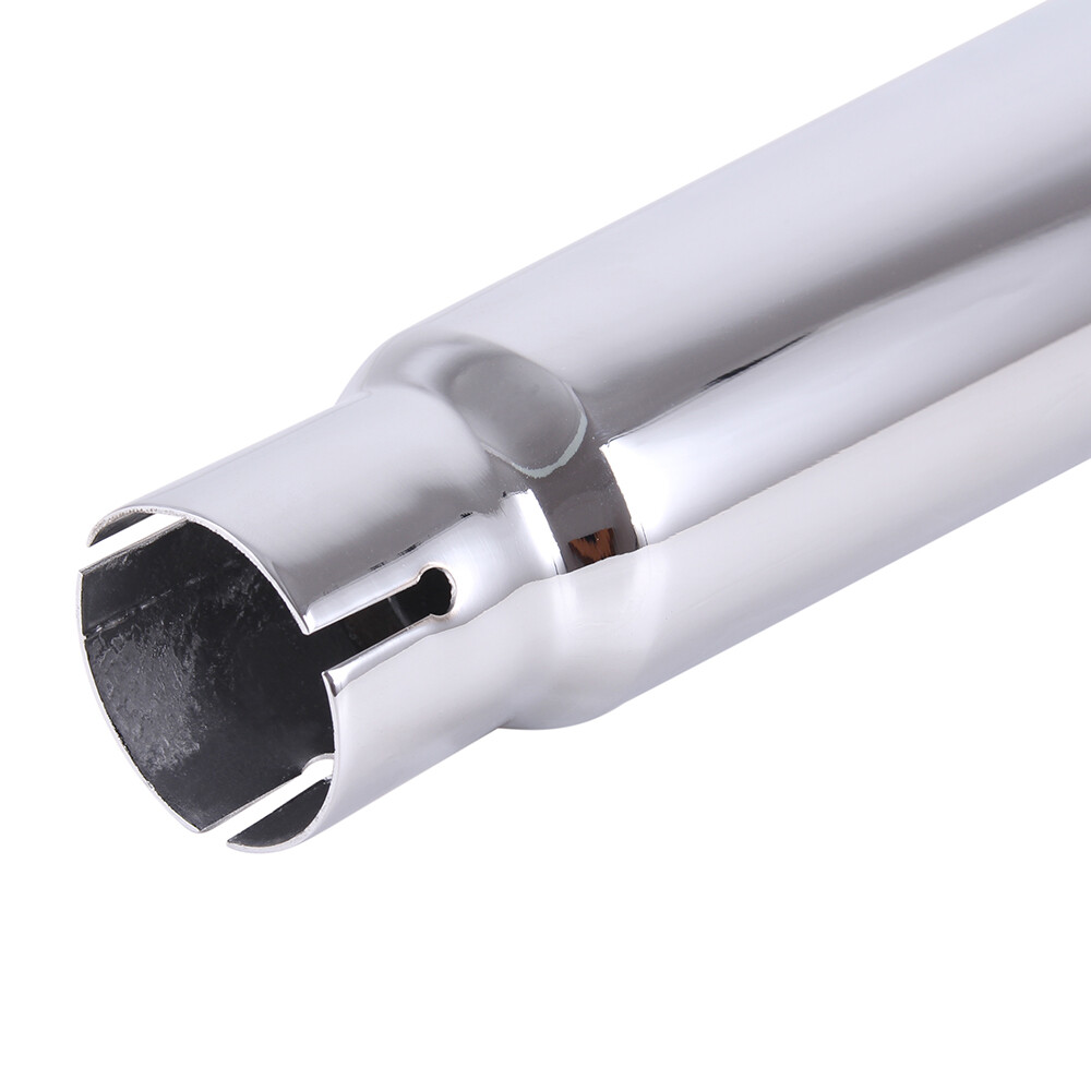 4″ Megaphone Slips-On Exhaust Pipes For Harley Touring Street Electra Glide