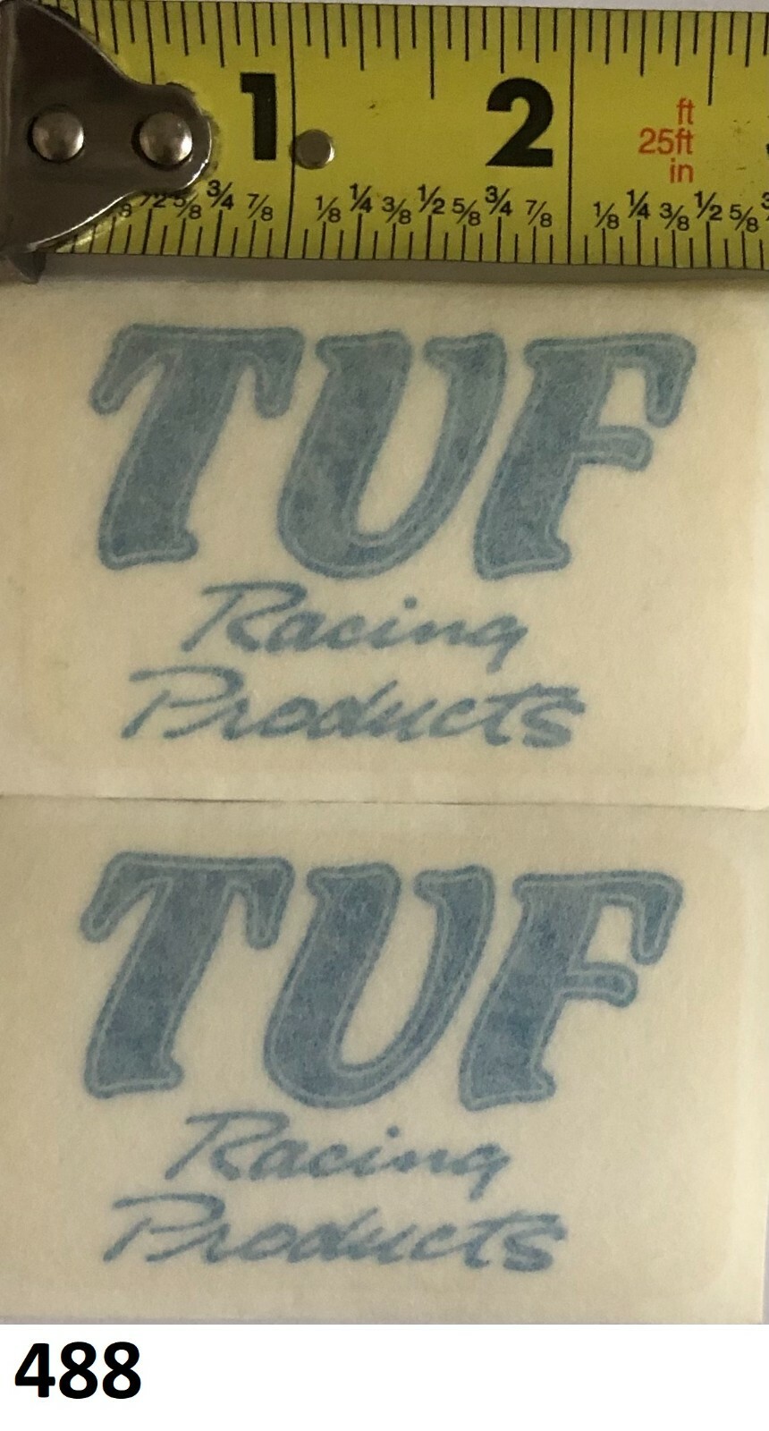 2! Tuf Vintage sticker decal RM YZ KX CR 125 250 360 400 500 VMX AHRMA WORKS