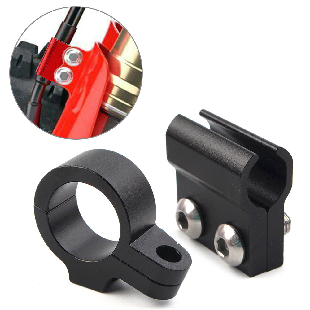 1 Pair CNC Front Brake Line Hose Clamp Guide For Honda CR80R CR85R CR125R CR250R