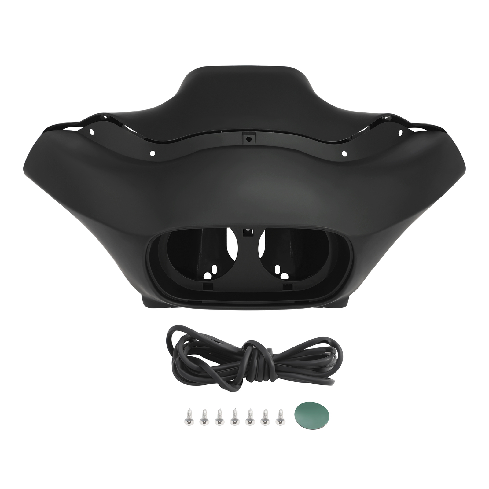 Matt Black Outer & Inner Headlight Fairings Fit For Harley Road Glide 1998-2013