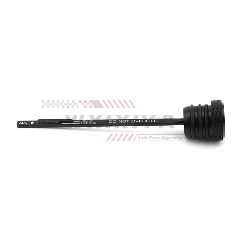 CNC Oil Dipstick Tank Filler Fill Plug Cap For Harley Touring FLTR 1993-98 Black