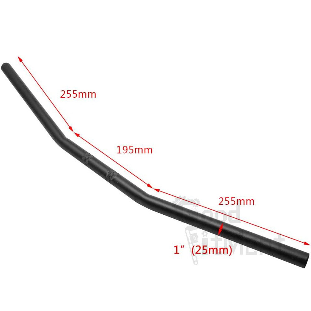 For Yamaha V Star 650 1100 1300 1″inch 25mm Motorcycle Drag Bar Handlebars Black