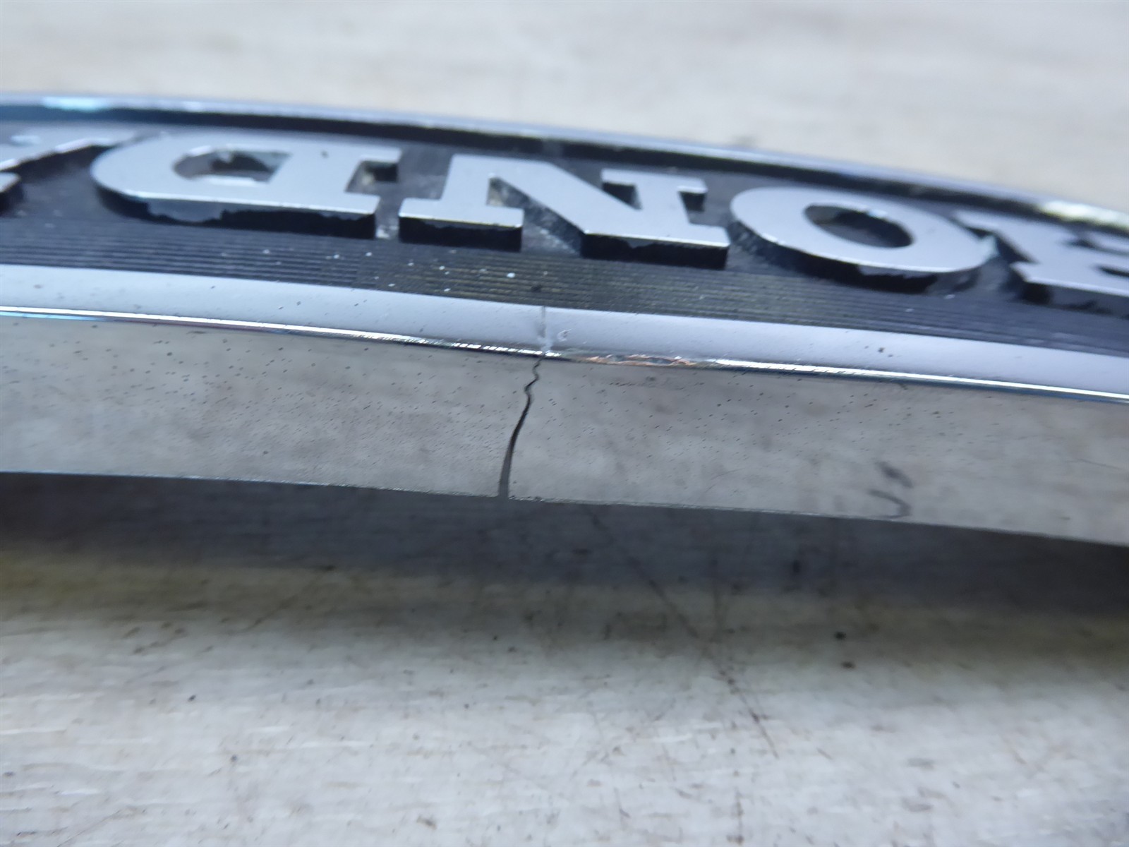 1980 Honda CB750 Custom H21183) front fork trim emblem cover