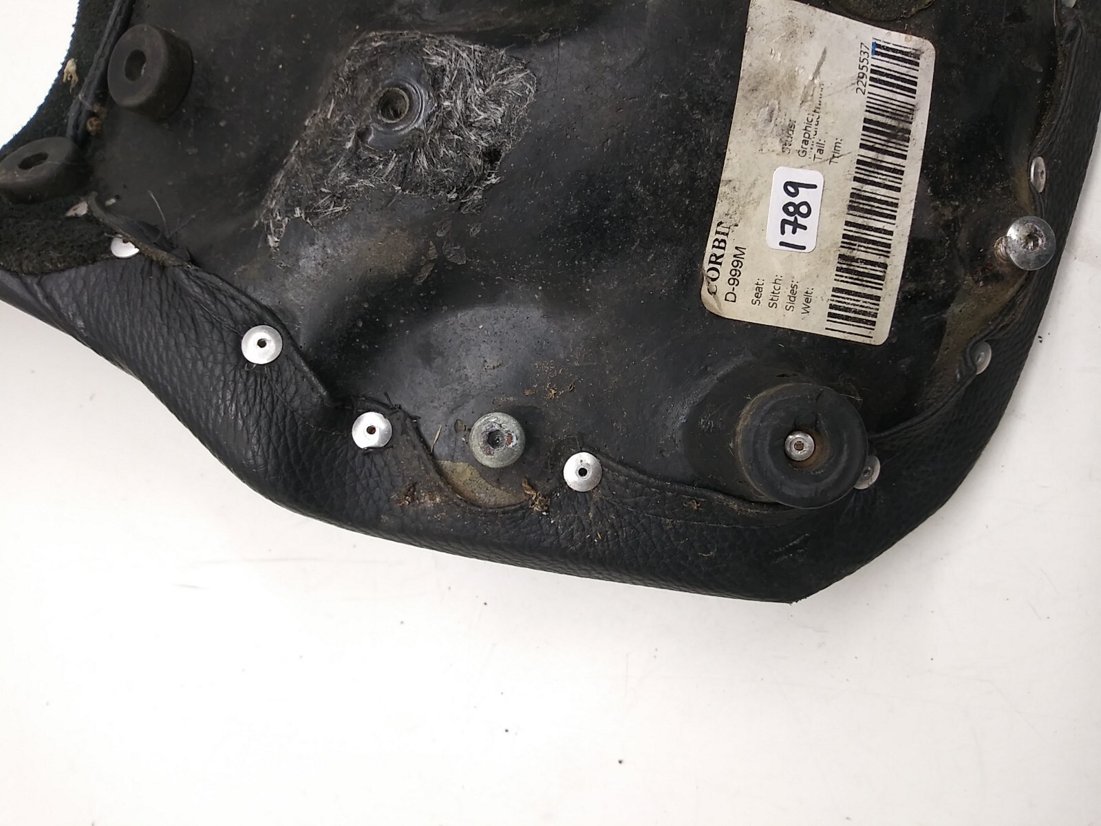 03-06 DUCATI 749 999 GENUINE CORBIN AFTERMARKET FRONT SINGLE RIDER SOLO SEAT