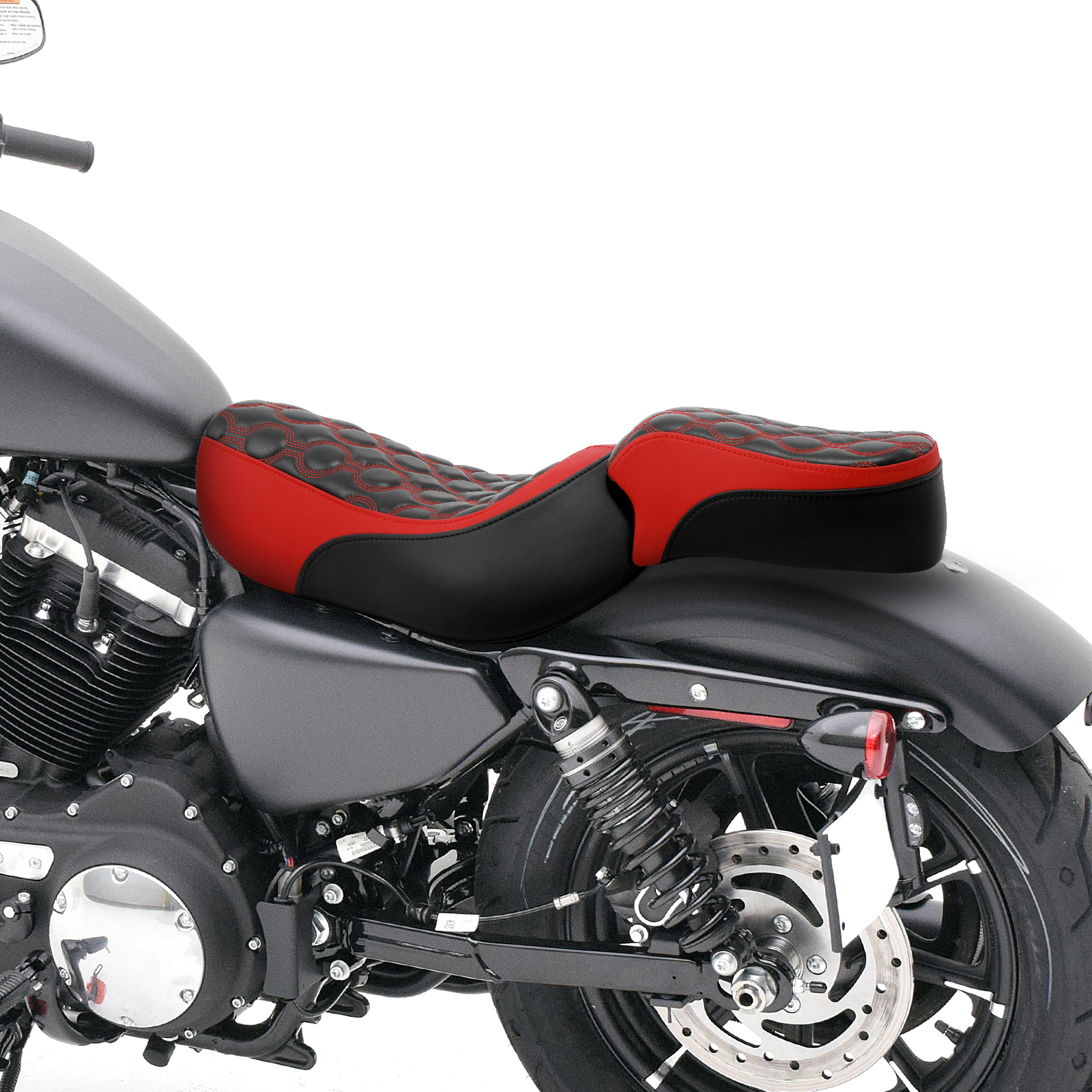 Rider Driver & Passenger Seats Fit For Harley Sportster Iron 883 XL883N 16-22