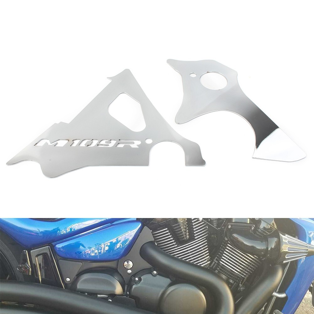 Engine Side Covers Fillers Keyhole For Suzuki BOULEVARD M109R/INTRUDER US