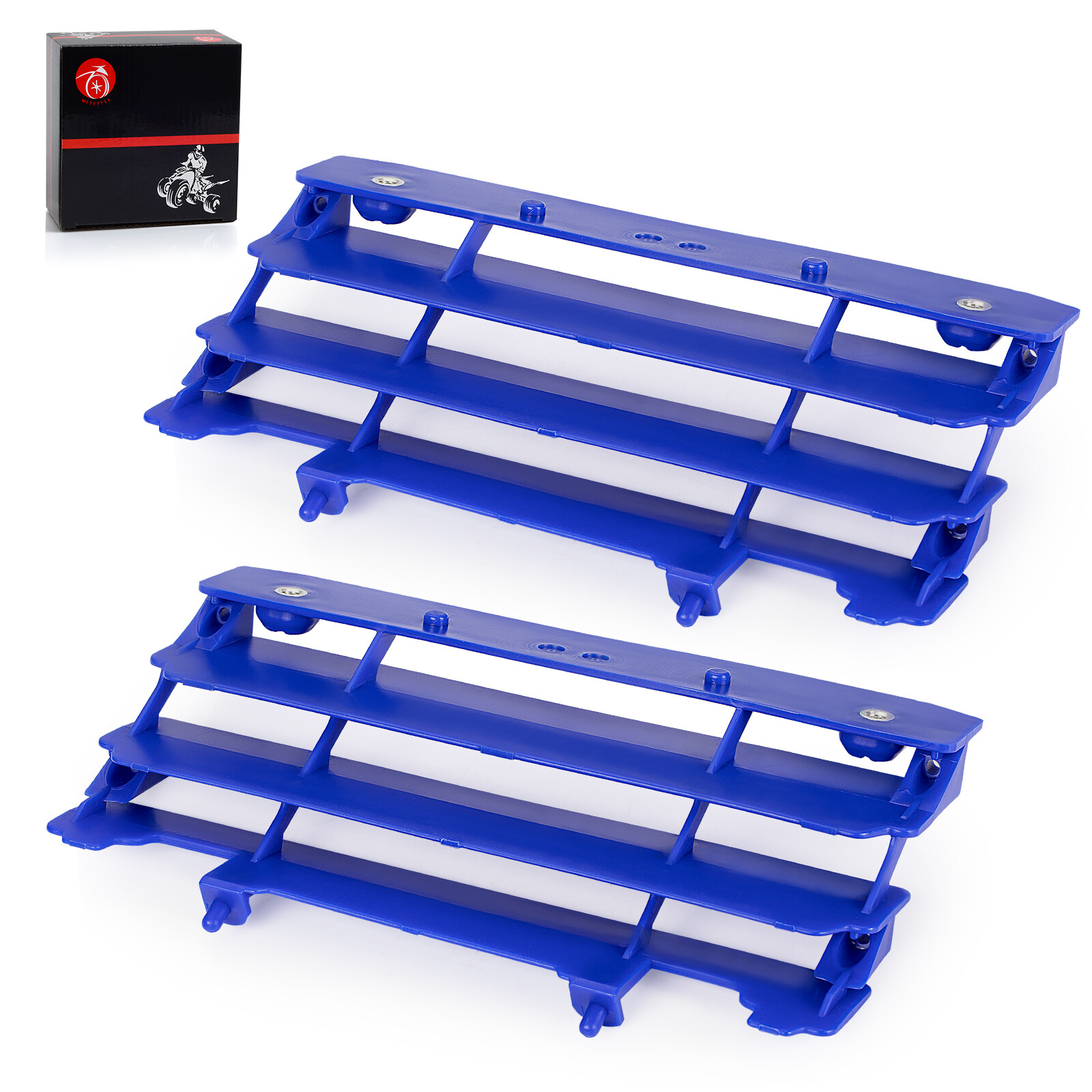 2x Blue Radiator Louvers Guards For Yamaha YZ125 YZ125X YZ250 YZ250X 2006-2022