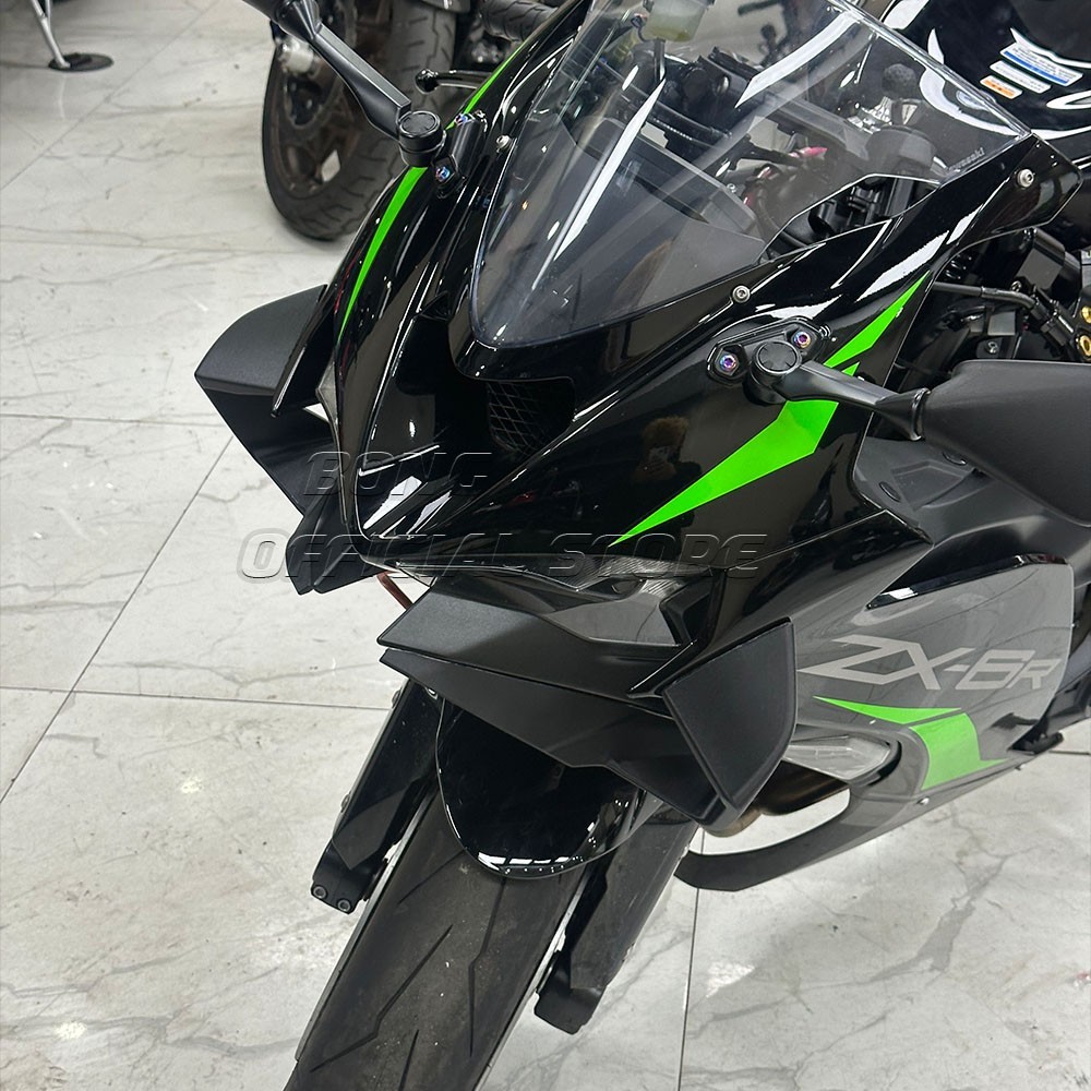 For ZX-6R Front spoiler Lower spoiler WING DOWNFORCE FOR KAWASAKI ZX6R 2024-2026