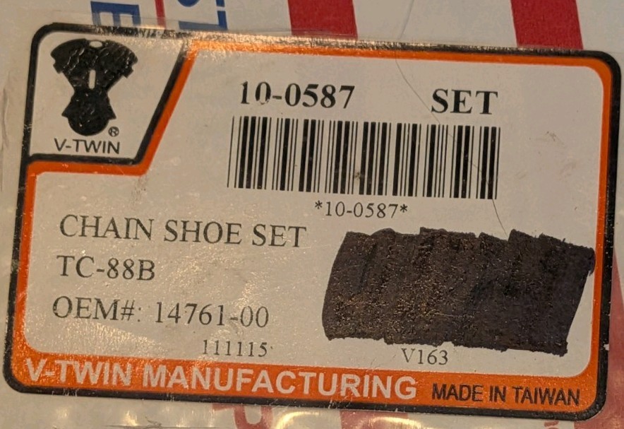 V-Twin Engine Balancer Chain Shoe Set Harley Softail TC88B 10-0587 14761-00