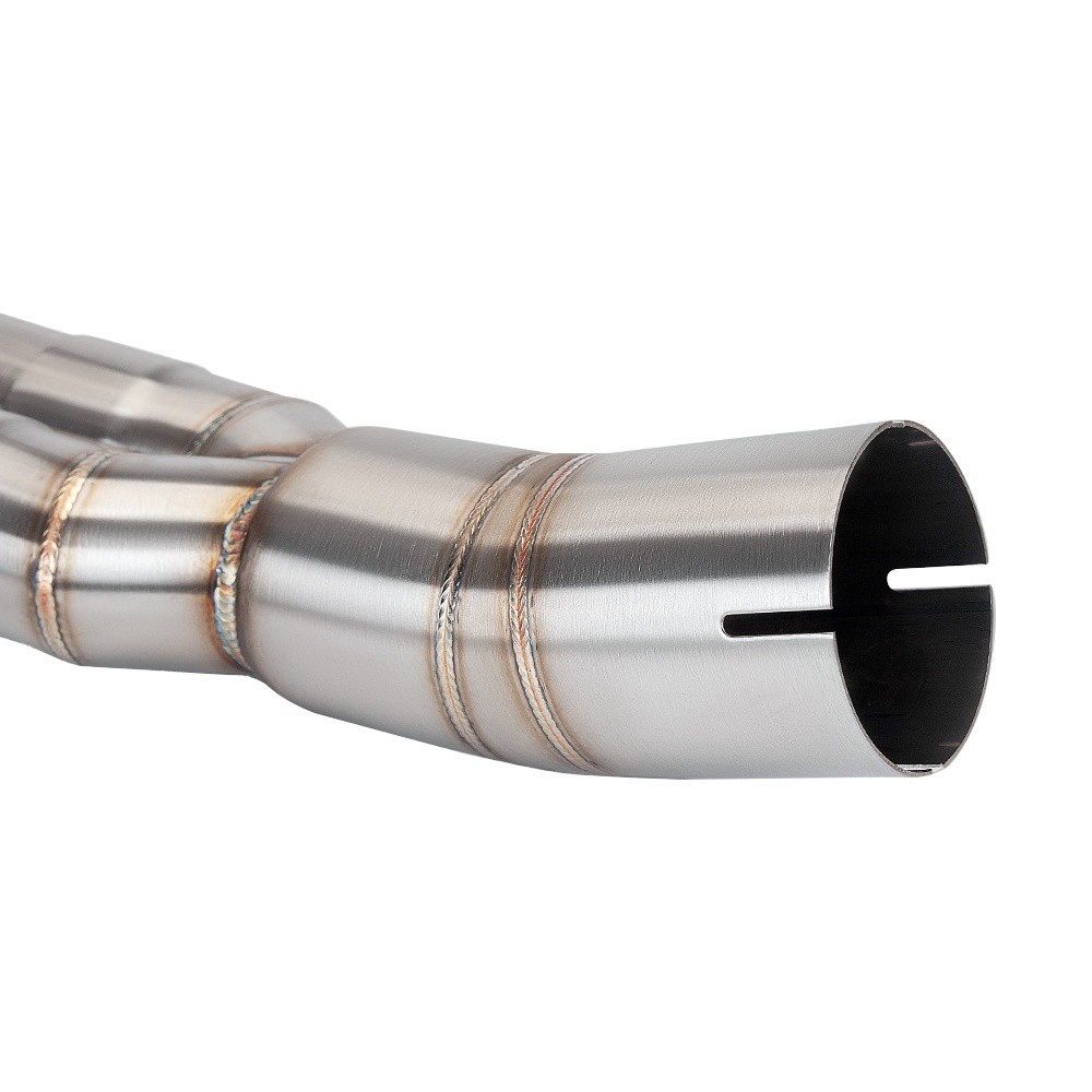 For Kawasaki Ninja ZX6R 2009-2022 Full System Header Exhaust Front Mid Link Pipe