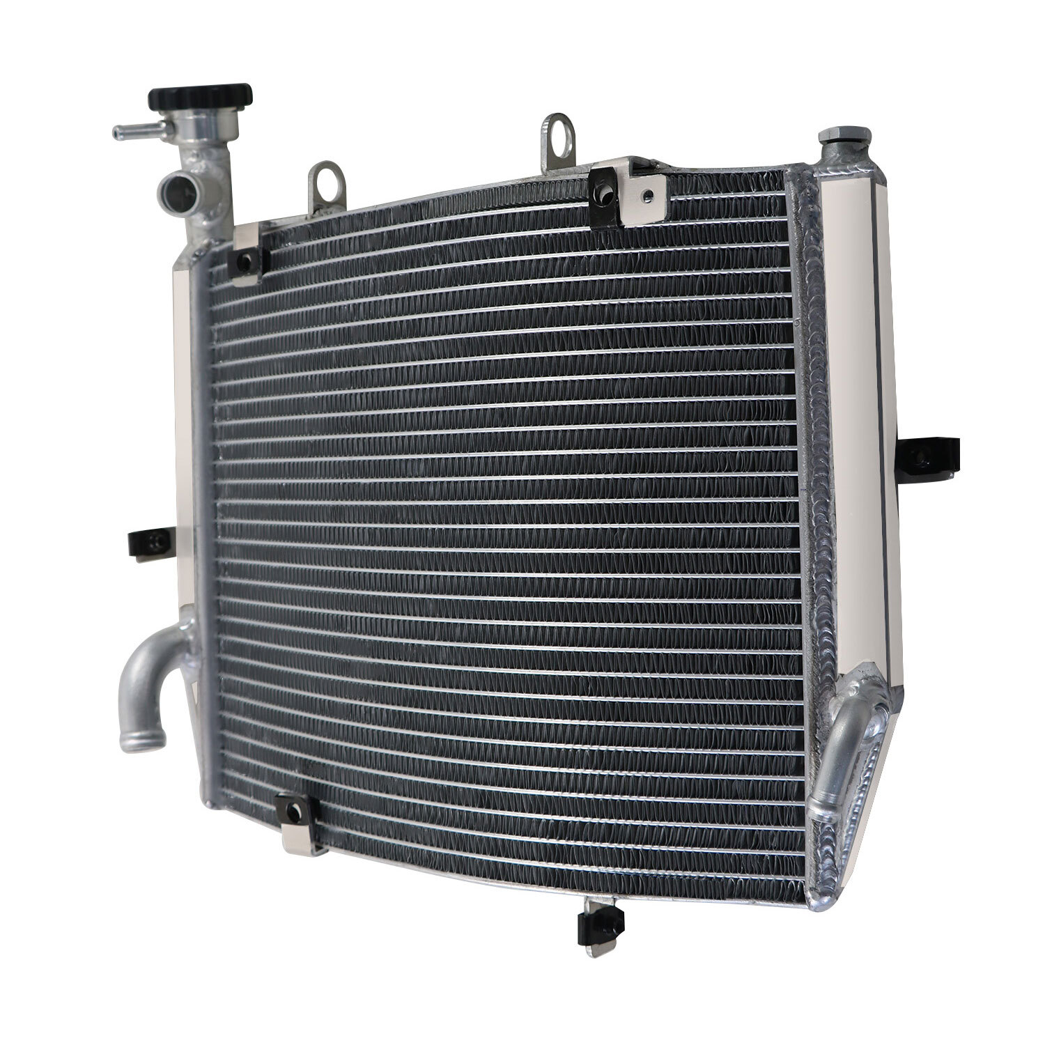 ASI Aluminum Water Radiator For 2006-2012 2011 Triumph Daytona 675 675R SE