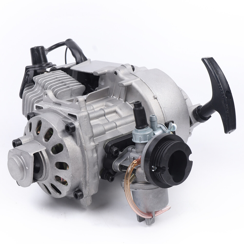 49CC 2-Stroke Pull Start Engine Motor Kit for Mini Dirt Bike Pocket ATV Scooter