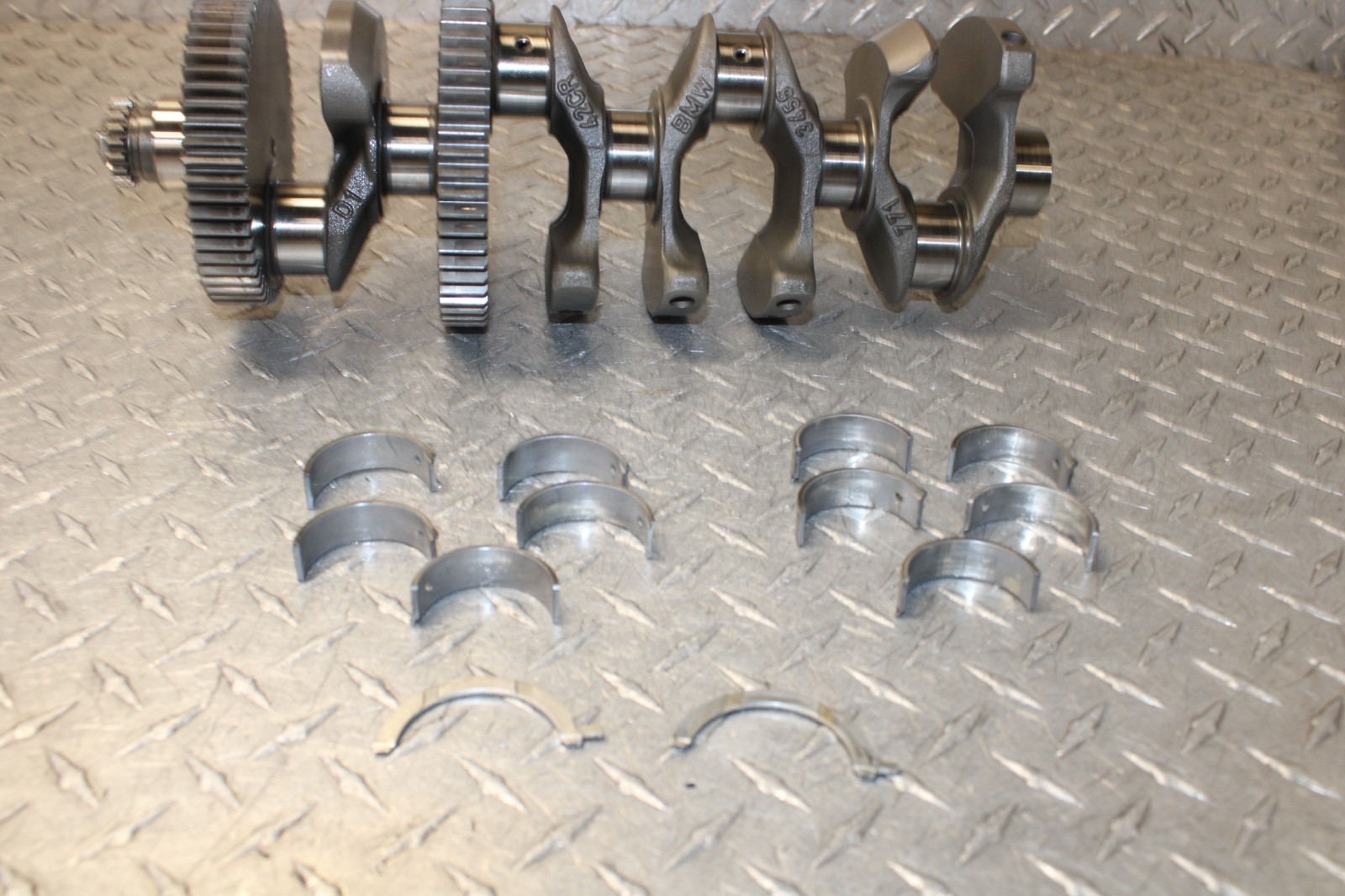 13 BMW K1300 / K 1300 Clean Engine Crankshaft Bearings Set OEM