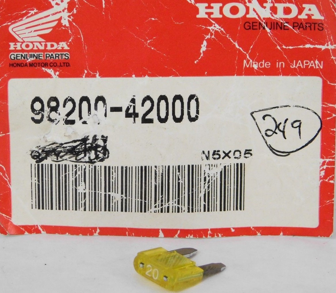 1 NOS Genuine Factory Original HONDA CB900F CBR1100XX MINI FUSE GENUINE OEM 20A