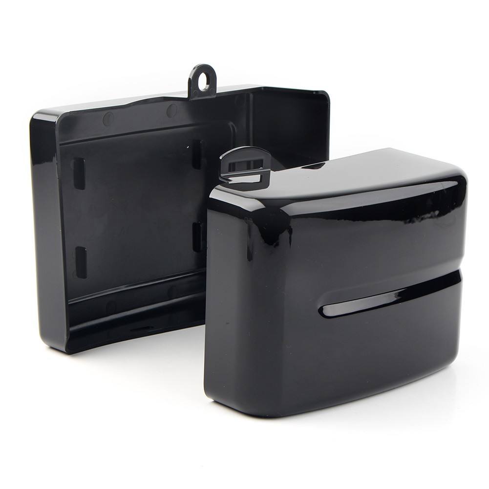 Battery Side Covers For Harley Dyna Fat Street Bob Super Glide 06-17 Gloss Black