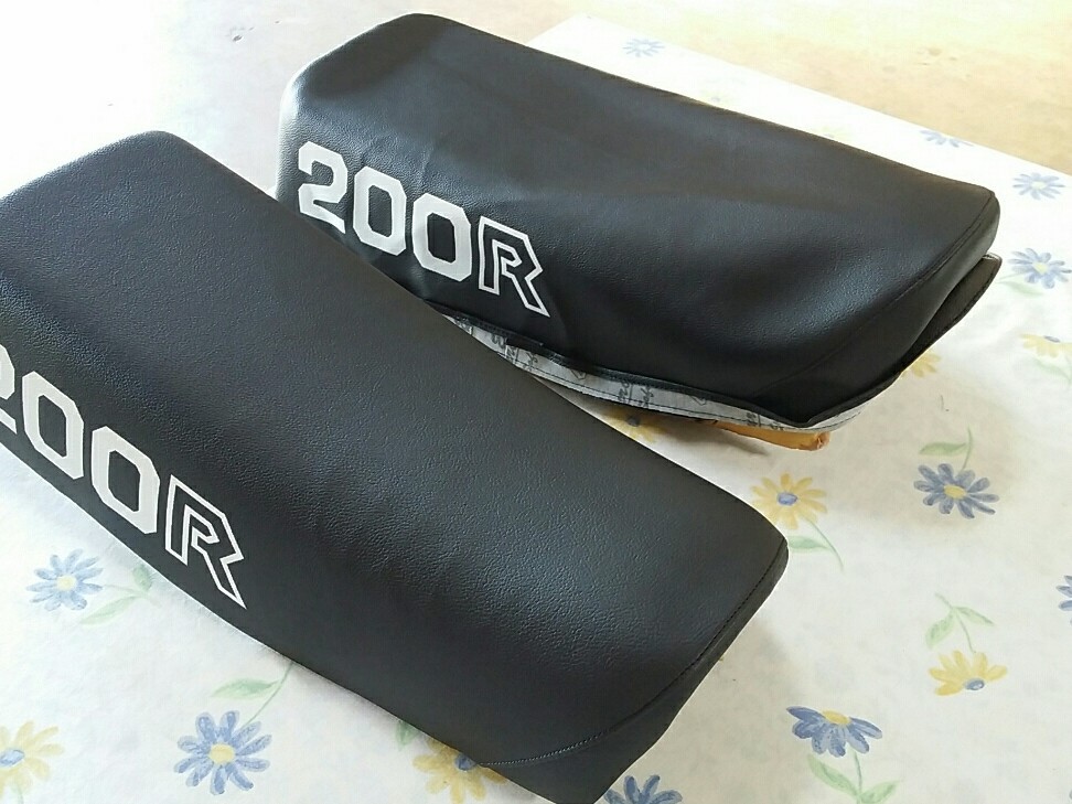 HONDA XR200R XR 200R 1981 TO 1982 MODEL XR200R SEAT COVER in BLACK (H*-192)