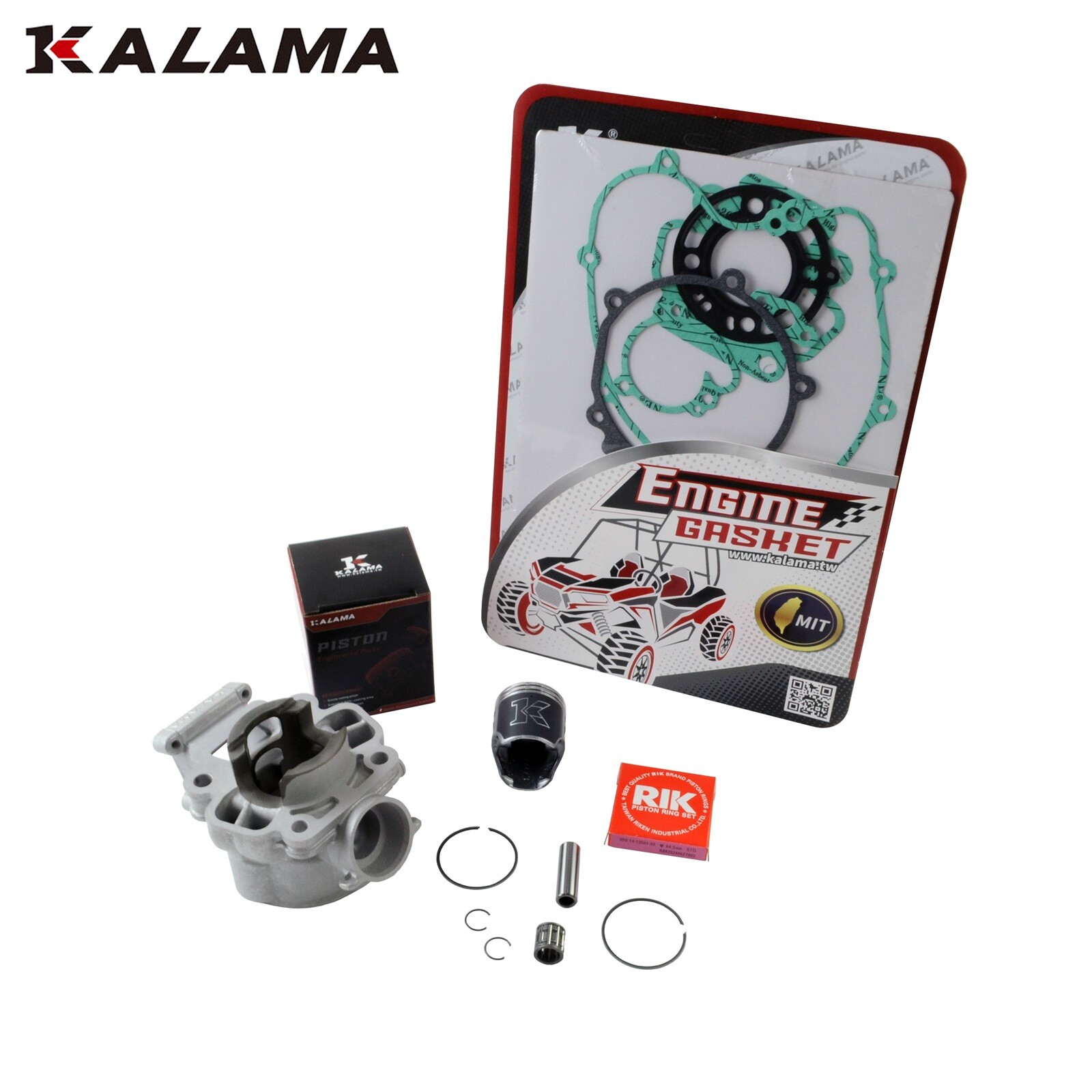 Engine Rebuild Kit Cylinder Piston Needle Bearing Engine Gasket KX 65 05~21