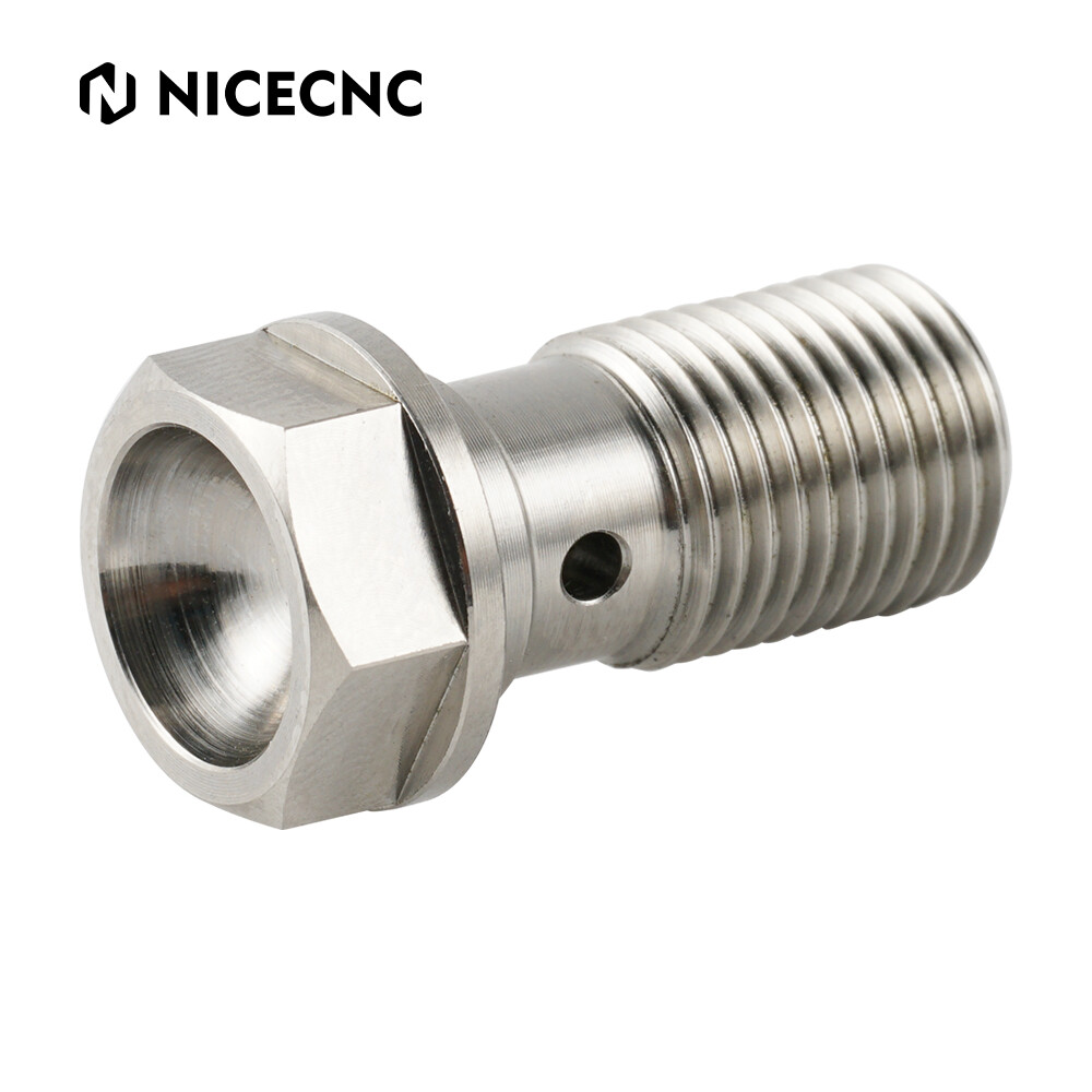 Titanium Ti Banjo Bolt M10x1.0 Pitch 19mm DIY Color For Brembo Single Brake Line