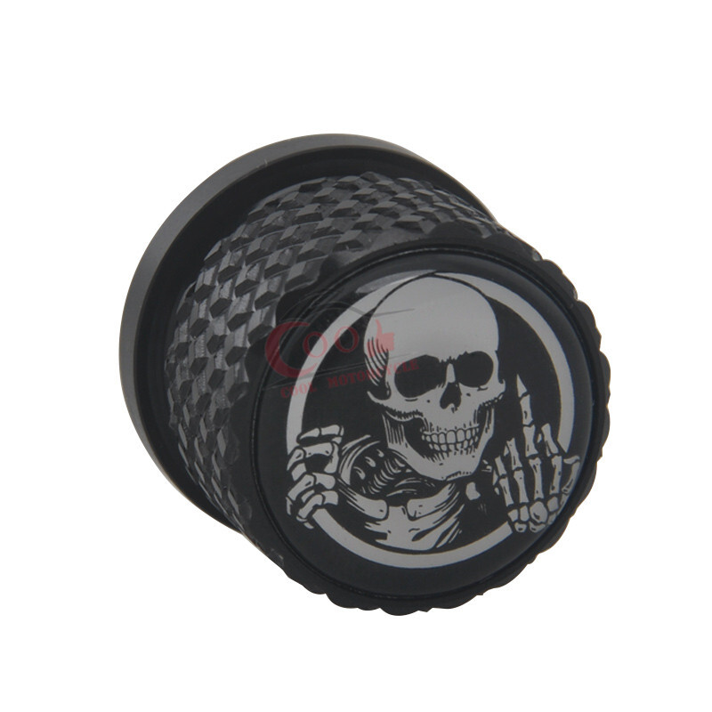 1PCS Rear Fender Seat Bolt Screw Nut Skull For Harley Touring Dyna Softail King
