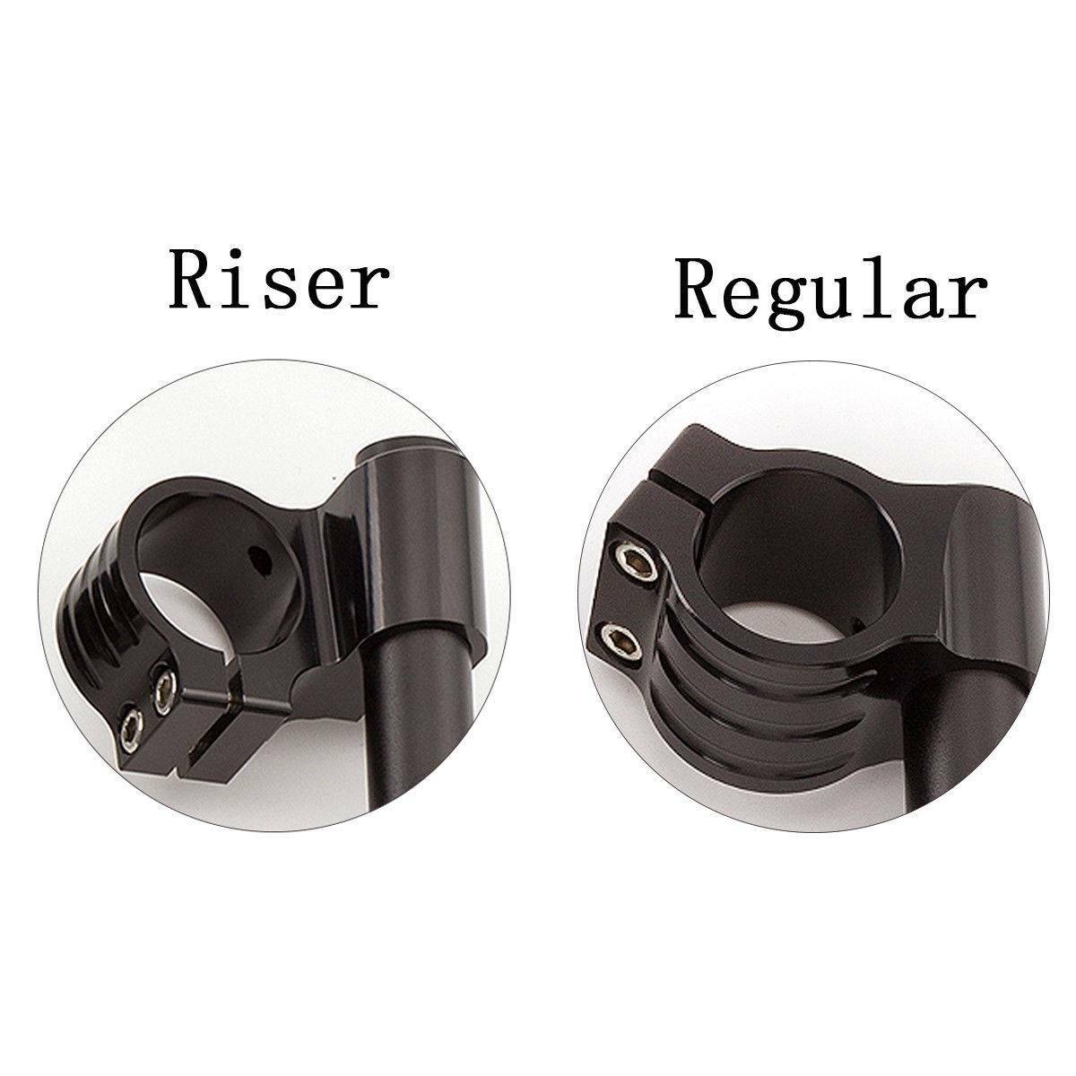 Adjustable 37mm-46mm 50mm CNC Handlebars Heads Mounts Clip On Fork Cafe Racer