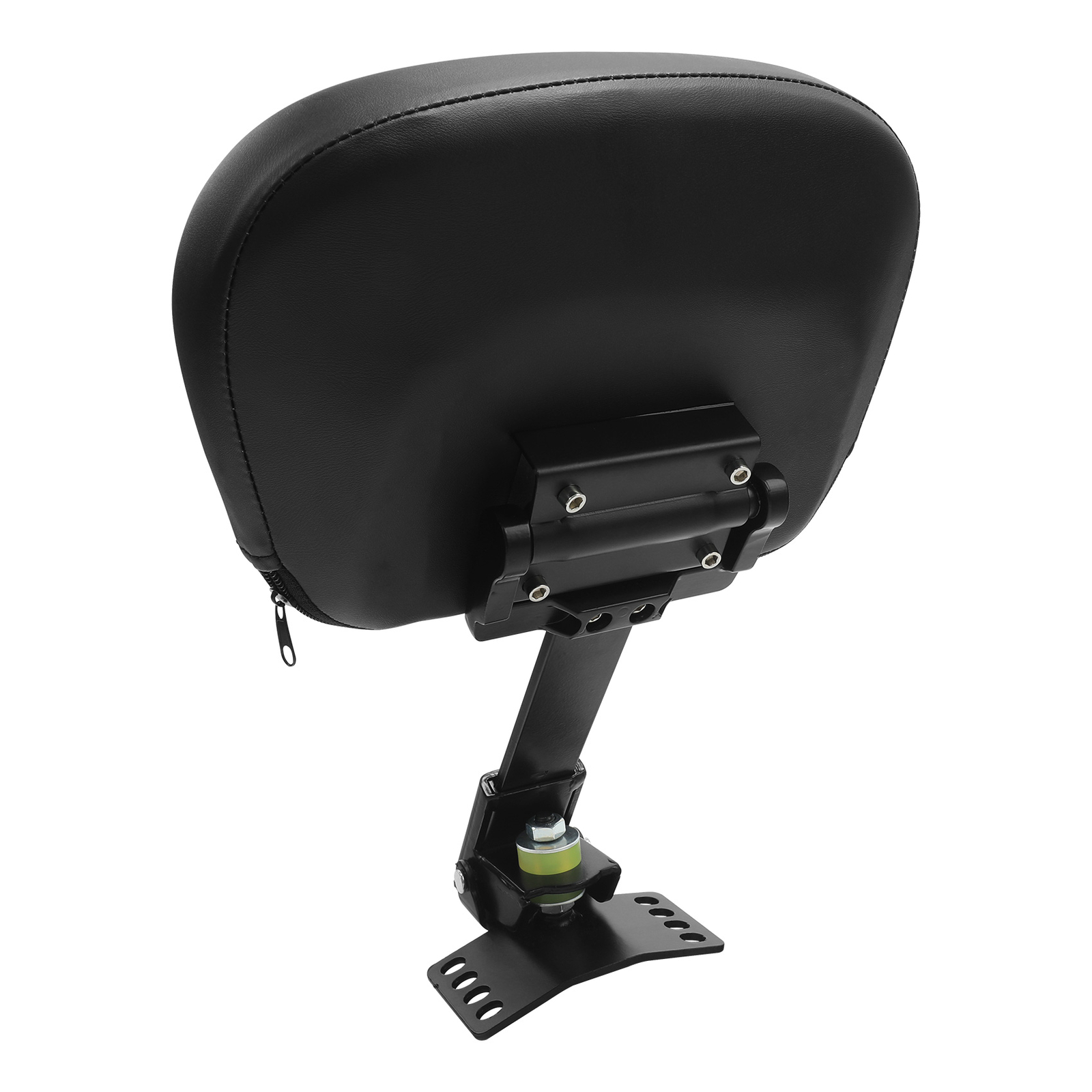 Plug-In Driver Rider Backrest Pad Fit For Harley Touring Street Glide 1997-2023