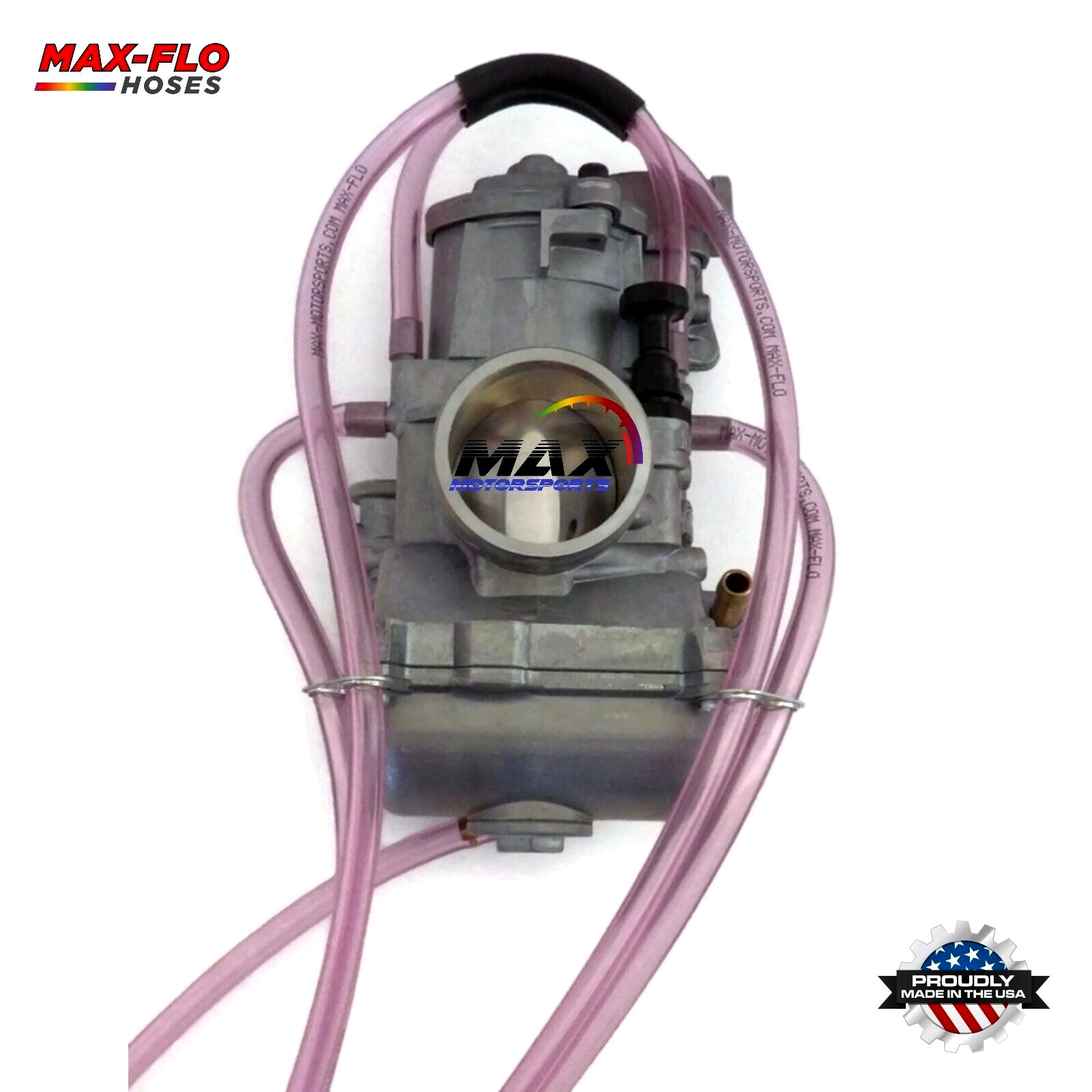 LIGHT FACTORY PINK 5 HOSE CARBURETOR VENT HOSE KIT KEIHIN CARB CR 125 250 500
