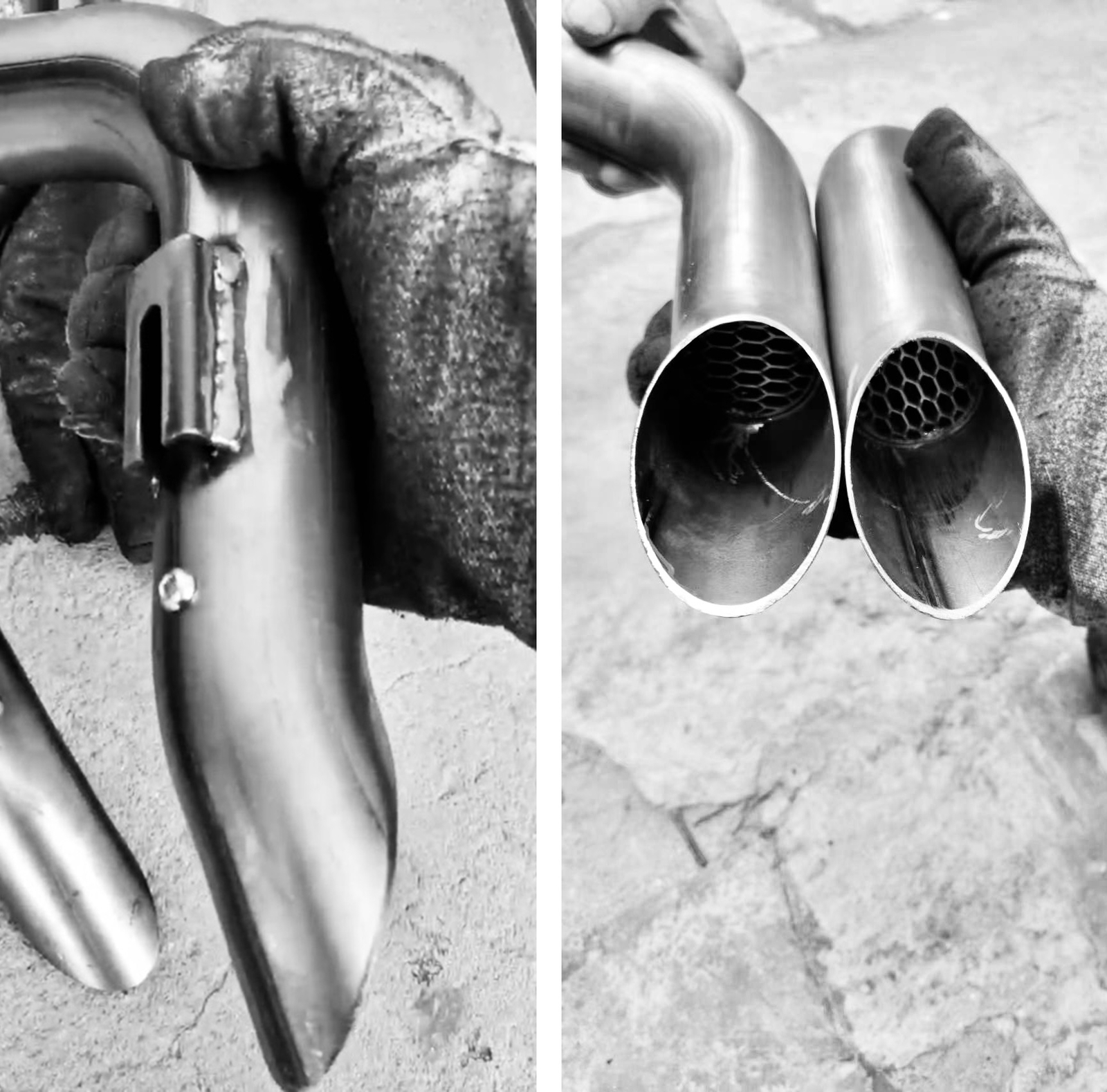 SHARKROAD Mini Baffles for 2.0” LAF Drag Pipes, LAF Exhaust, More Responsive