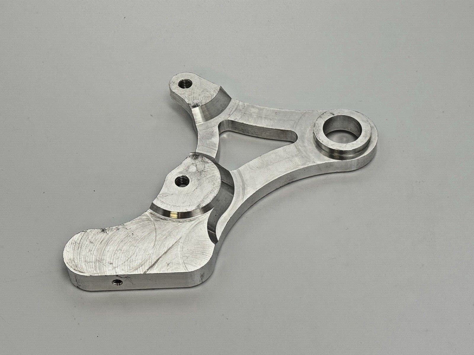 USA-MADE RAW BILLET 87-99 SOFTAIL REAR BRAKE CALIPER BRACKET HARLEY NO REDUCER