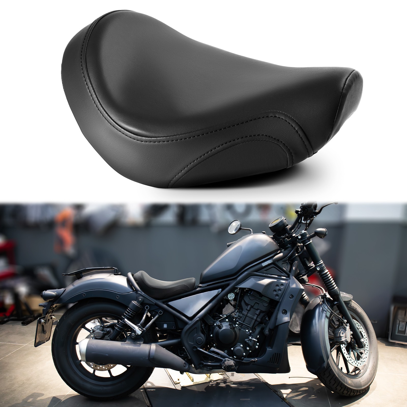 VASTMT-Thicker Softer Driver Seat Cushion For Honda Rebel CMX300 CMX500 2017-25