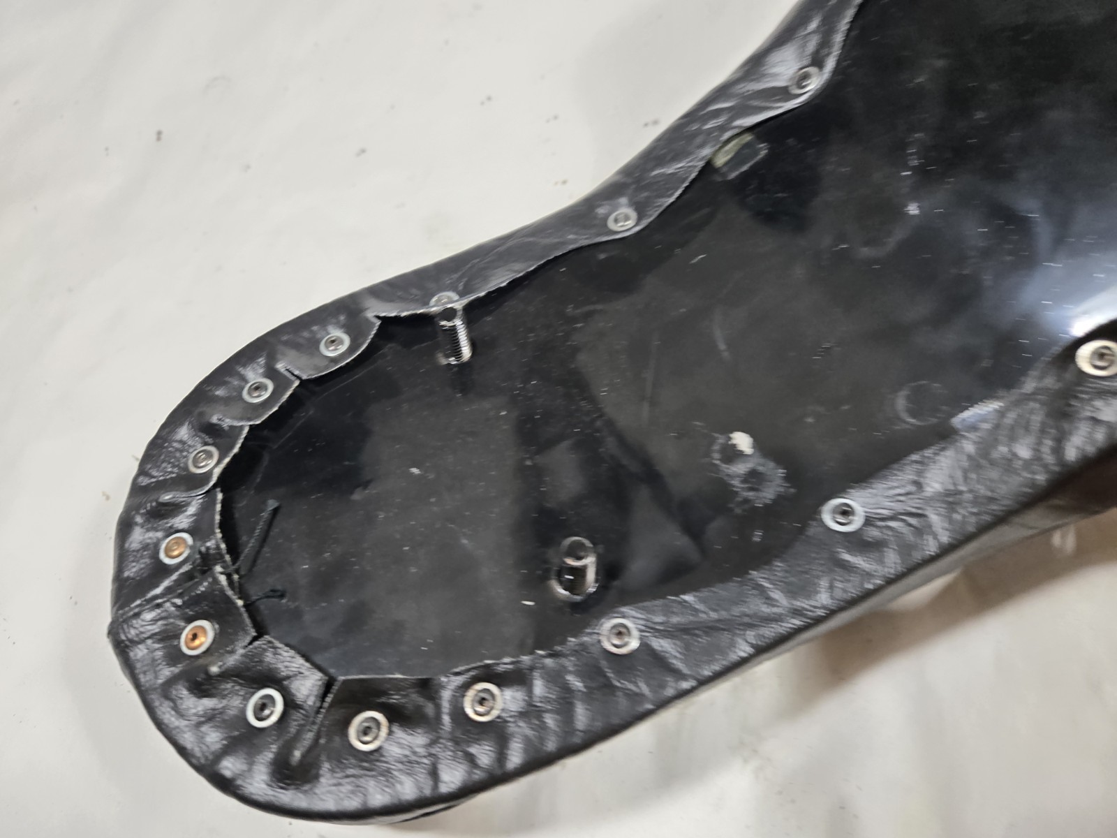 NOS Harley Giuliari Rigid Frame Chopper Seat, Knucklehead, Panhead, Shovelhead