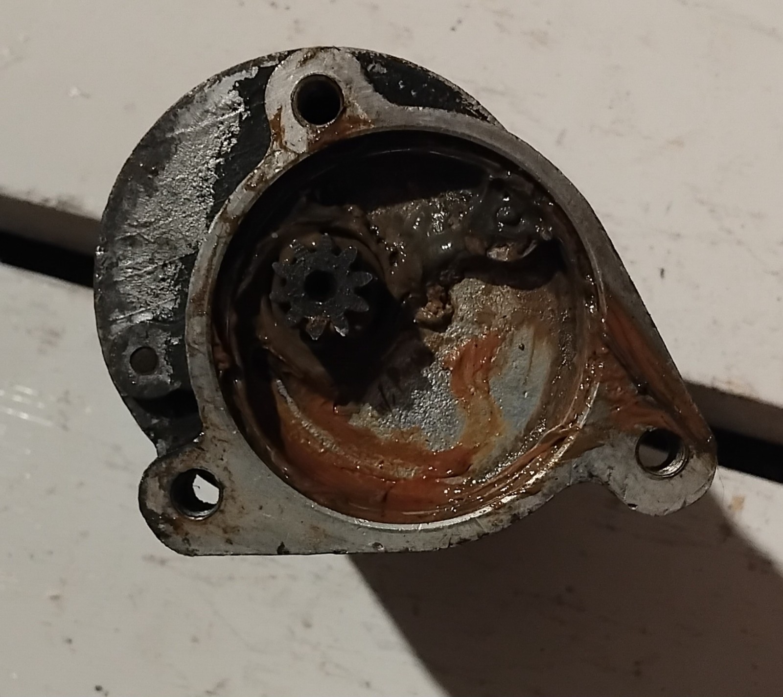 Triumph T160V Starter Motor Lucas TVS Made in India dated February 1975