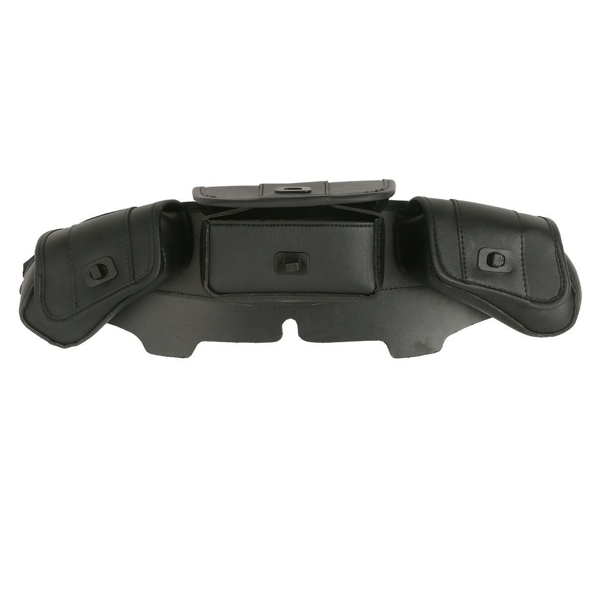 Windshield 3 Pouch Pocket Bags Fit For Harley Ultra Limited 1996-2013 /2014-2023
