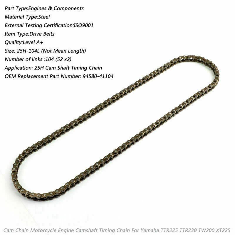 94580-41104 TTR230 TTR225 Cam 25H-104L Timing Yamaha For Xt225 Tw200 A1 Chain T