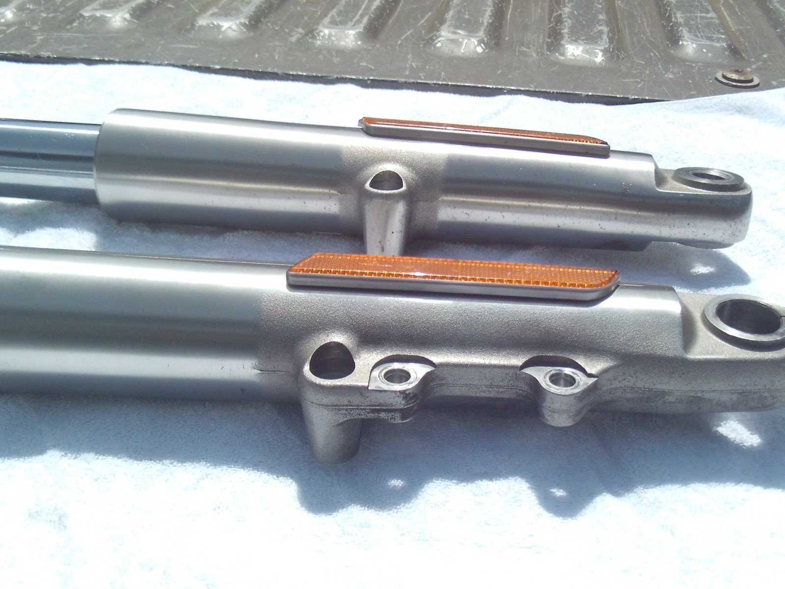 Harley Davidson 2014-2024 Touring Silver OEM Fork Legs Tubes – straight