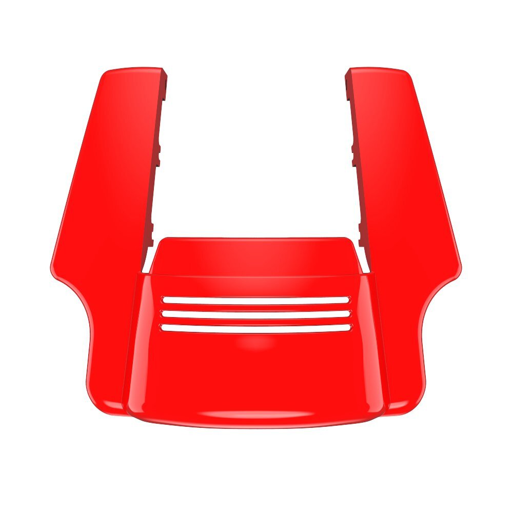 Scarlet Red Stretched Rear Fender Extension For 2009+ Harley Davidson Touring