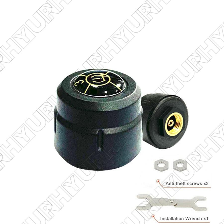 TPMS Bluetooth 5.0 Tire Pressure Monitor System 2 External Sensor for Motorcycle