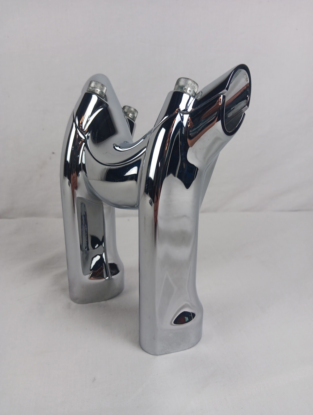 HARLEY GENUINE CHRM ROCKER C FXCW HANDLEBAR RISERS CLAMP MOUNT 56407-08 56335-08