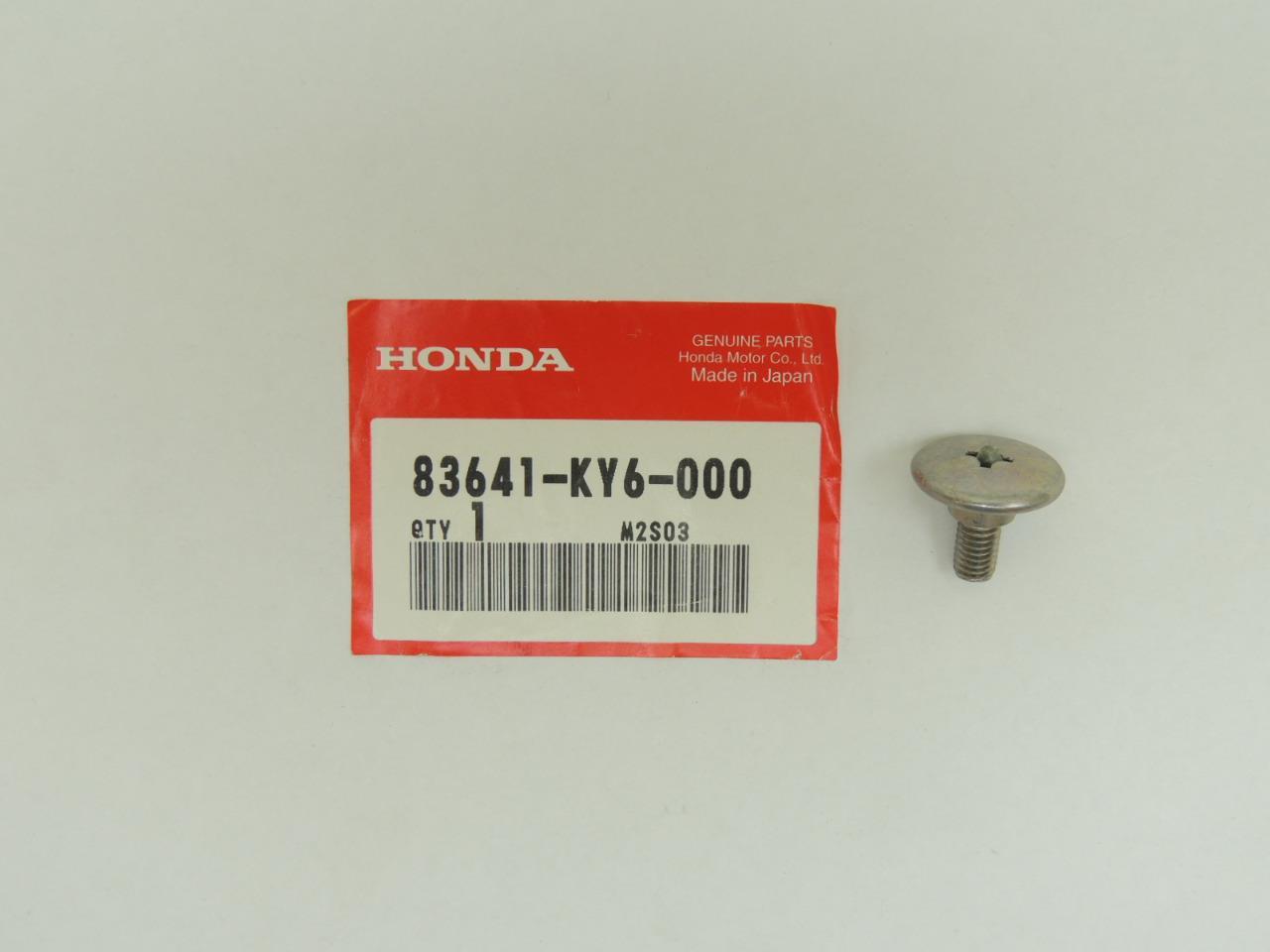 83G41-KY6-000 NOS Honda Bolt Cowl Setting Y276g