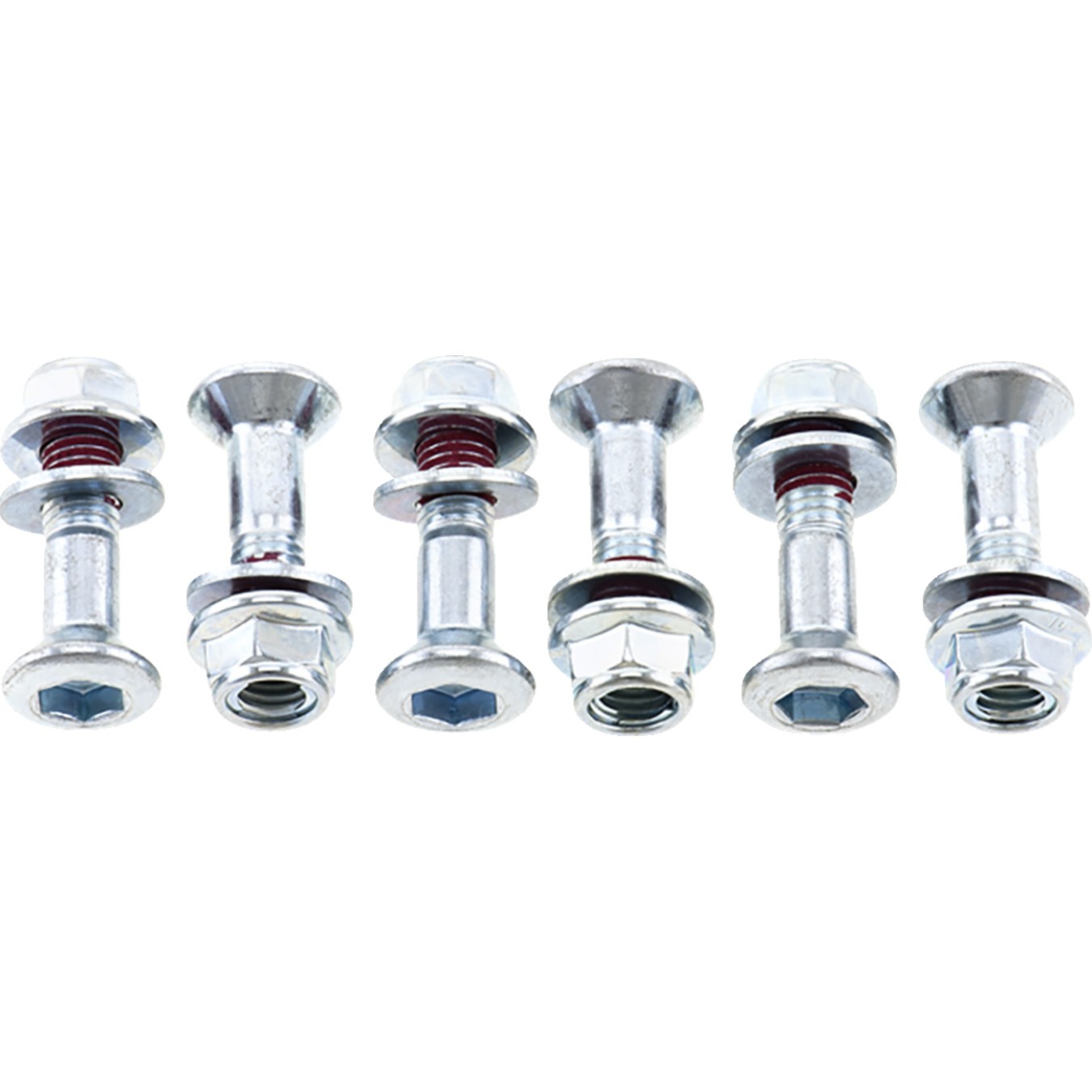 Bolt 2008-HS.S Sprocket Fasteners Silver 6/Pk
